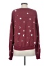 Wildfox Stars Burgundy Pullover Sweater Size Sm (1 or S) - photo 2