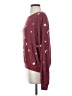 Wildfox Stars Burgundy Pullover Sweater Size Sm (1 or S) - photo 5