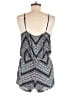 Braeve 100% Rayon Chevron-herringbone Blue Romper Size M - photo 2