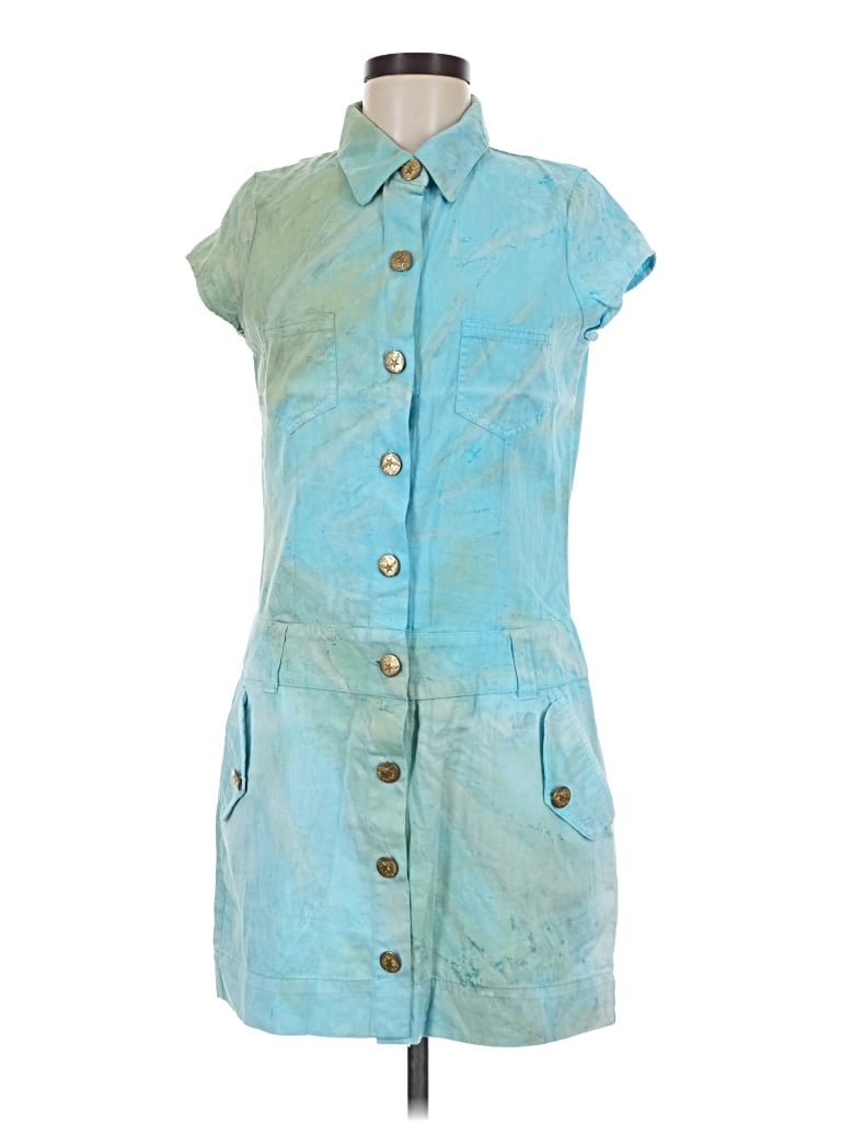Pre-owned Hard Tail Casual Dress In Teal