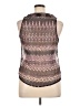 Converse One Star 100% Polyester Purple Sleeveless Blouse Size XL - photo 2