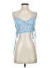 LA Hearts 100% Polyester Blue Sleeveless Blouse Size S - photo 1