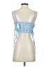 LA Hearts 100% Polyester Blue Sleeveless Blouse Size S - photo 2