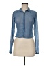 Motel 100% Polyester Blue Long Sleeve Blouse Size M - photo 1