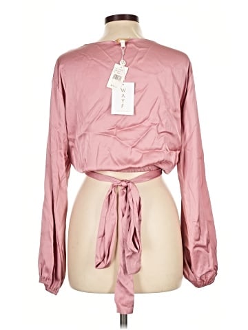 WAYF Long Sleeve Blouse (view 2)