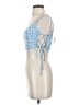 LA Hearts 100% Polyester Blue Sleeveless Blouse Size S - photo 5