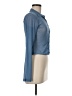 Motel 100% Polyester Blue Long Sleeve Blouse Size M - photo 4