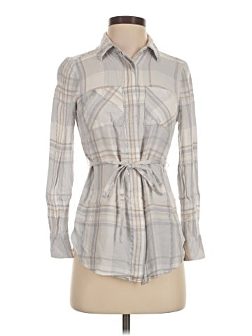White House Black Market Long Sleeve Blouse (view 1)