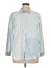 Alexander Jordan Stripes Blue Long Sleeve Button-Down Shirt Size XL - photo 1