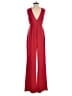 Alice + Olivia 100% Polyester Solid Red Jumpsuit Size 2 - photo 2