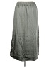Gap 100% Polyester Solid Gray Casual Skirt Size Med Petite - photo 2