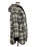 Ike Behar 100% Polyester Plaid Gray Coat Size XL - photo 4