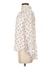 Aqua 100% Rayon Hearts Ivory 3/4 Sleeve Blouse Size S - photo 5