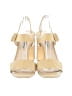Prada 100% Patent Leather Ivory Tan Sandals Size EU 39 - photo 2