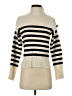 Happily Grey Stripes Ivory Turtleneck Sweater Size XS - photo 1
