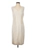 Ann Taylor 100% Polyester Tweed Ivory Casual Dress Size 4 - photo 1