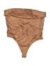 Lulus 100% Linen Brown Bodysuit Size L - photo 1