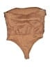 Lulus 100% Linen Brown Bodysuit Size L - photo 2