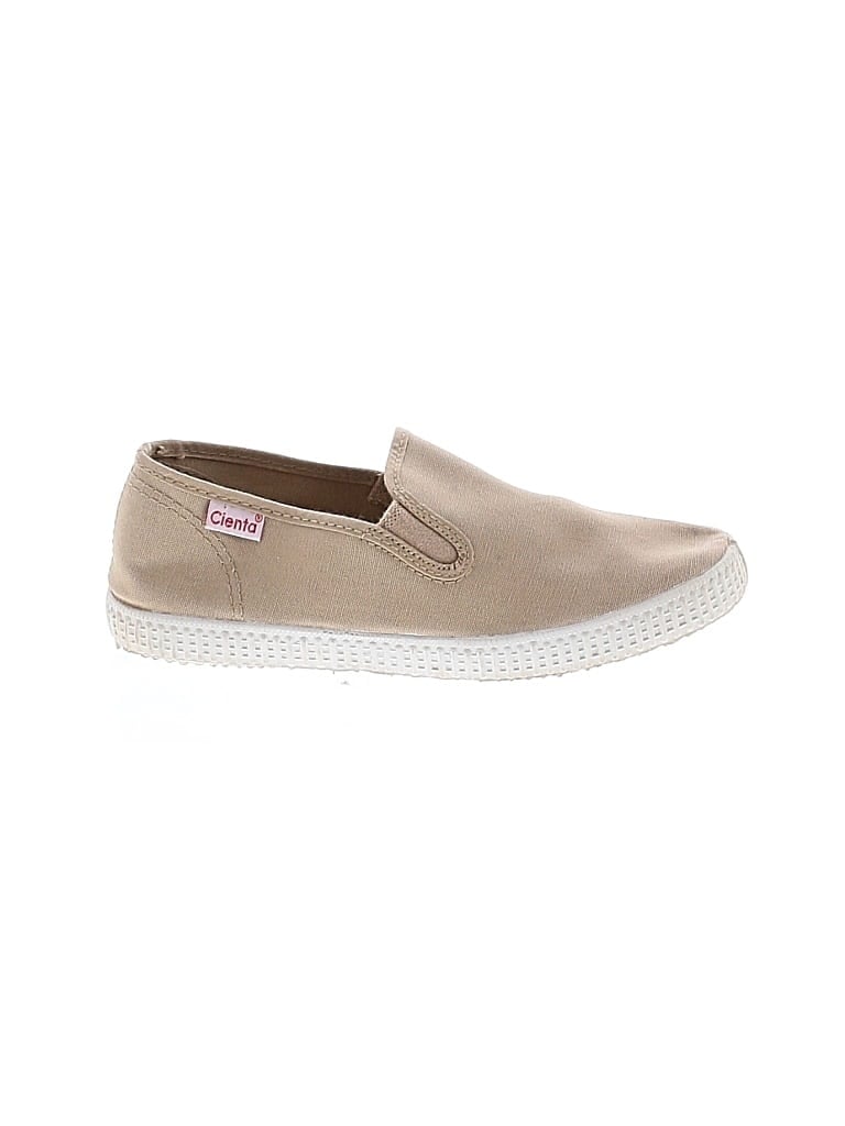 Pre-owned Cienta Kids' Sneakers In Tan