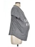 Isabel Maternity Gray Short Sleeve T-Shirt Size Lg Maternity - photo 4