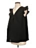 Hello Miz 100% Polyester Black Sleeveless Blouse Size Sm Maternity - photo 1
