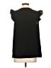 Hello Miz 100% Polyester Black Sleeveless Blouse Size Sm Maternity - photo 2