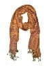 Unbranded Paisley Yellow Scarf One size - photo 1