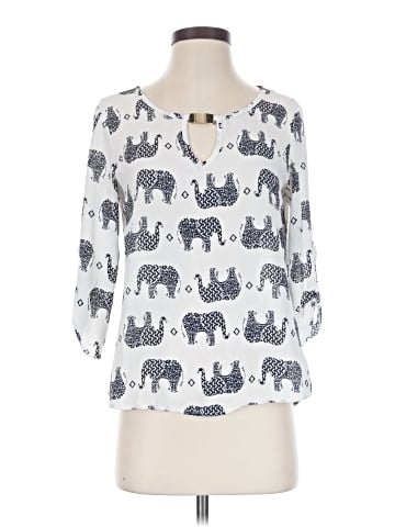 A'gaci 3/4 Sleeve Blouse (view 1)