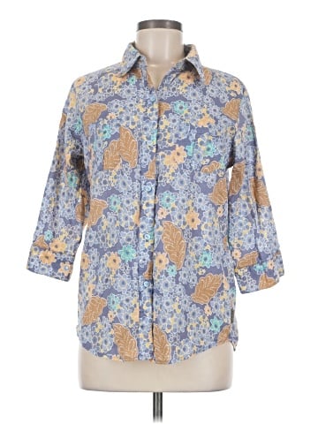 Woolrich 3/4 Sleeve Button-Down Shirt (view 1)