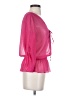 Cache 100% Polyester Pink 3/4 Sleeve Blouse Size XS - photo 4