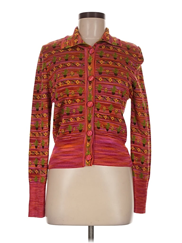 Zara Cardigan Sweater In Orange