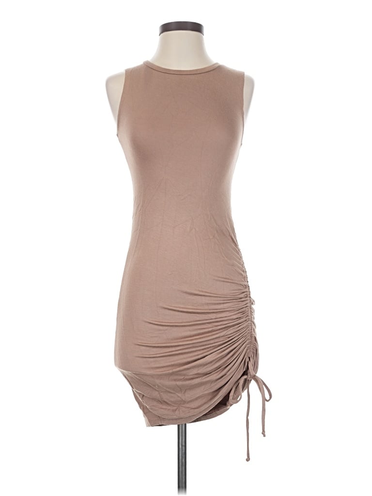Pre-owned Antistar Cocktail Dress In Tan