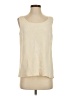 Doncaster Collection 100% Silk Ivory Sleeveless Silk Top Size S - photo 1