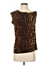 Norma Kamali Animal Print Brown Sleeveless T-Shirt Size XS - photo 1