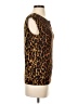 Norma Kamali Animal Print Brown Sleeveless T-Shirt Size XS - photo 4