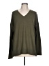 Matty M Green Long Sleeve Top Size L - photo 1
