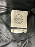 Stoosh 100% Polyurethane Color Block Black Track Jacket Size S - photo 6