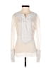 Tory Burch 100% Cotton Ivory Long Sleeve Blouse Size 2 - photo 1