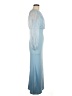 Shein Blue Cocktail Dress Size 6 - photo 4