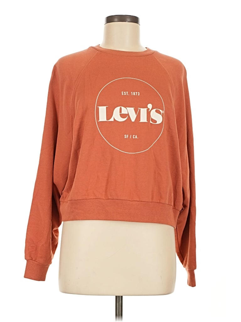 Pre-owned Levi's Sweatshirt In Orange