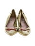 Prada 100% Leather Gold Green Vintage Pumps Size EU 36 1/2 - photo 2