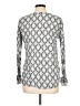 Ann Taylor LOFT 100% Rayon Silver Long Sleeve Blouse Size L - photo 2
