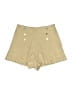 Zara Gold Khaki Shorts Size M - photo 1