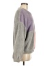Shein 100% Polyester Color Block Gray Pullover Sweater Size 6 - photo 4