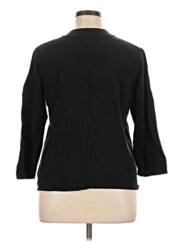 Cable & Gauge Silk Cardigan (view 2)