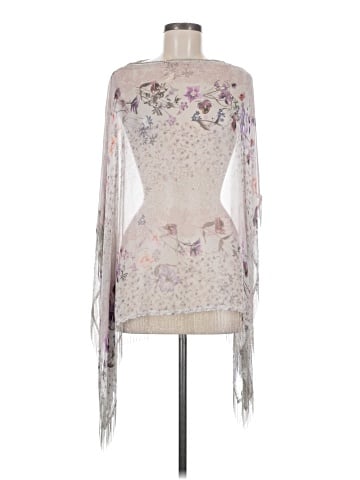 Elie Tahari Long Sleeve Silk Top (view 1)