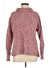 Point Sur Tweed Burgundy Turtleneck Sweater Size M - photo 1