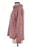 Point Sur Tweed Burgundy Turtleneck Sweater Size M - photo 5