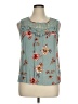 Hazel 100% Rayon Teal Sleeveless Blouse Size XL - photo 1