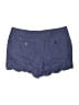 Willi Smith 100% Cotton Solid Blue Shorts Size 8 - photo 2